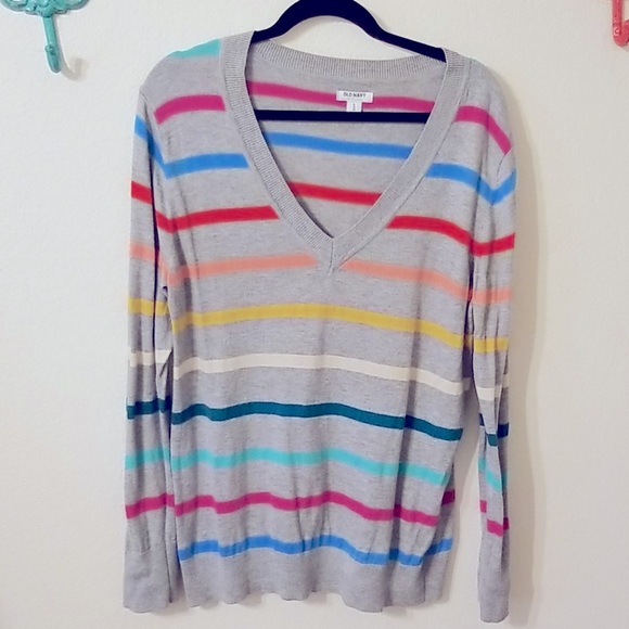 Old Navy Sweaters - NWOT- Striped Old Navy sweater XL